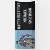 Bannière de la photo des hommes de chasse de (Vertical)