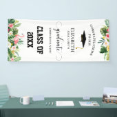 Bannière de la porte de graduation Flamant rose et (Salon professionnel)