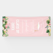 Bannière de la porte de graduation Flamant rose et (Horizontal)