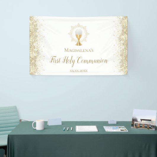 Bannière de la première sainte communion (Salon professionnel)