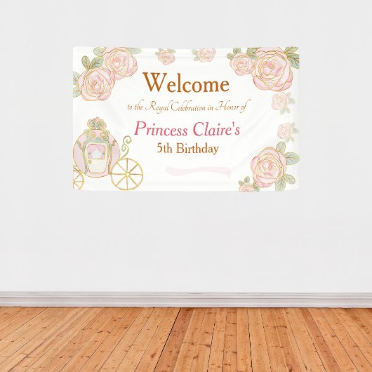 Bannière de la princesse Anniversaire