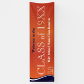 Bannière de la Réunion de classe de 50 ans dans (Vertical)