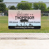 Bannière de la réunion de famille Pastel (En situation)
