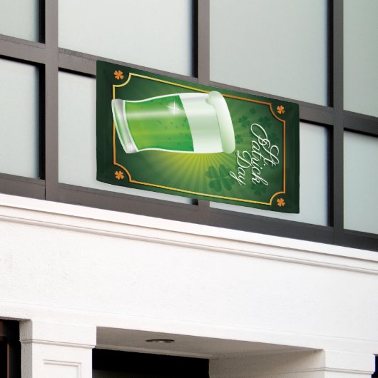 Bannière de la Saint Patrick (Bâtiment extérieur)
