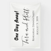 Bannière de la soirée de répétition d'une nuit (Verticale)