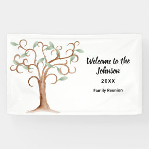 Bannière de l'arbre de réunion de famille