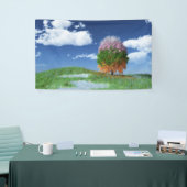 Bannière de l'arbre de saison (Salon professionnel)