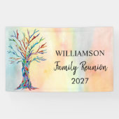 Bannière de l'arbre généalogique de la famille de  (Horizontal)