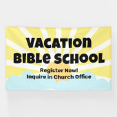 Bannière de l'école biblique de vacances (Horizontal)