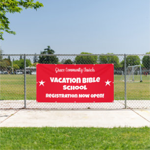Bannière de l'école biblique personnalisée