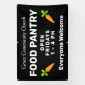 Bannière de l'église de la réserve alimentaire (Verticale)