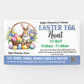 Bannière de l'église EASTER EGG HUNT PTO PTA (Horizontal)