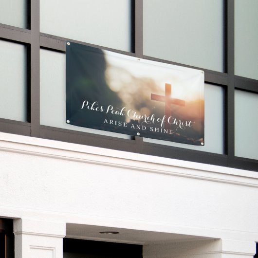 Bannière de l'église | Monter et briller (Bâtiment extérieur)