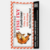 Bannière de l'église PTO PTA FISH fry (Vertical)