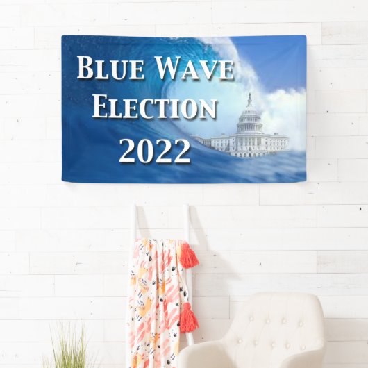 Bannière de l'élection Blue Wave 2022 (En situation)