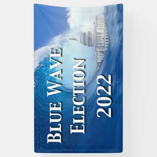 Bannière de l'élection Blue Wave 2022 (Vertical)