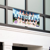 Bannière de l'équipe de baseball bleu - Personnali (Bâtiment extérieur)
