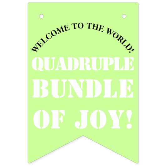 Bannière de l'étamine du garçon de la fille de (Premier drapeau)