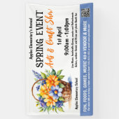 Bannière de l'évènement de printemps PTO PTA Churc (Vertical)