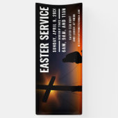 Bannière de l'heure de Pâques pour les Églises (Vertical)