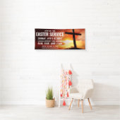 Bannière de l'heure de Pâques pour les Églises (En situation)