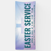Bannière de l'heure de Pâques pour les Églises (Vertical)