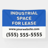 Bannière de location d'espace industriel (Horizontal)