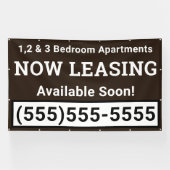 Bannière de location personnalisée maintenant (Horizontal)