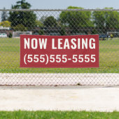 Bannière de location personnalisée maintenant (En situation)