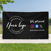 Bannière de logo de site web personnalisée Let's G (Dehors)