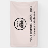 Bannière de logo d'entreprise personnalisée (Vertical)