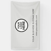 Bannière de logo d'entreprise personnalisée (Vertical)