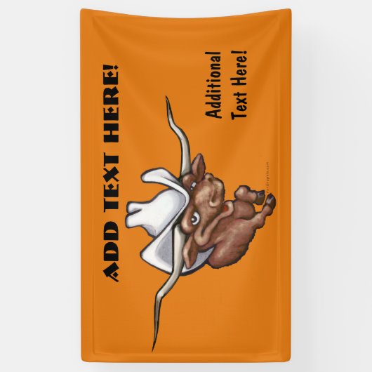 Bannière de Longhorn (Vertical)