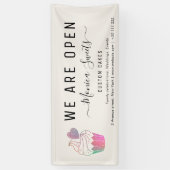 bannière de magasin de boulangerie et de pâtisseri (Vertical)