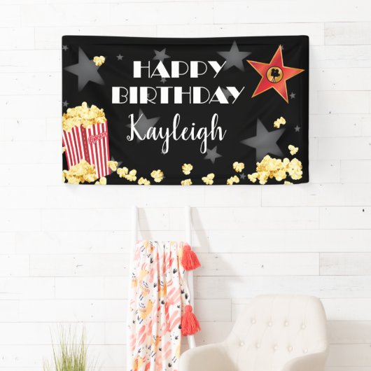 Bannière de maïs éclaté de film (En situation)