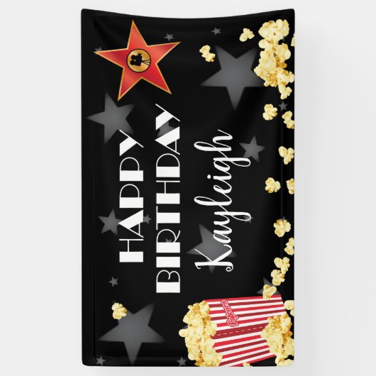 Bannière de maïs éclaté de film (Vertical)