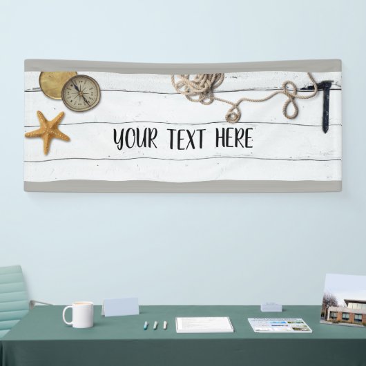 Bannière de maison de plage (Salon professionnel)