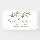 Bannière de Mariage d'accueil Rose (Horizontal)
