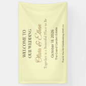 Bannière de mariage de luxe | Panneau de réception (Vertical)