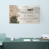 Bannière de mariage de plage de fleurs de bateau à (Salon professionnel)