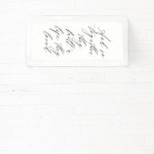 Bannière de mariage – Décoration de mariage modern (Insitu)