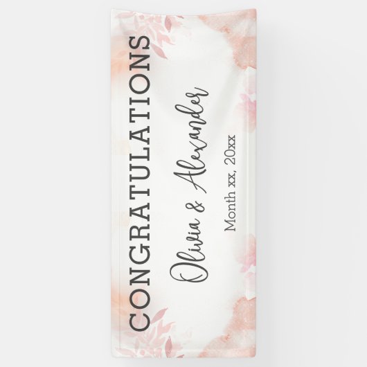 Bannière de Mariage flou souple (Vertical)