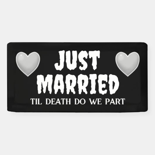 Bannière de mariage gothique (Horizontal)