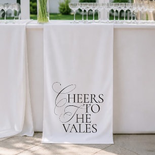 Bannière de mariage minimaliste moderne Cheers