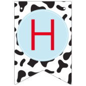 Bannière de mise en page d'impression de vaches d' (Deuxième drapeau)