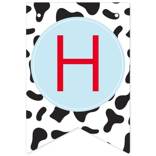 Bannière de mise en page d'impression de vaches d' (Deuxième drapeau)