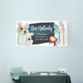 Bannière de Noël de la Nativité en direct (Salon professionnel)