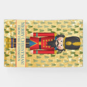 Bannière de Noël de Noisette personnalisée (Horizontal)