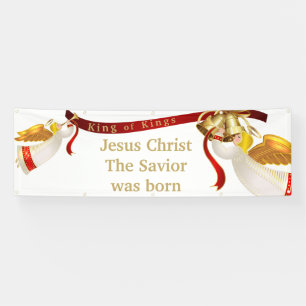 Bannière de Noël en plein air du Roi des Rois