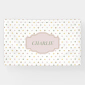 Bannière de nom Polkadot moderne (Horizontal)